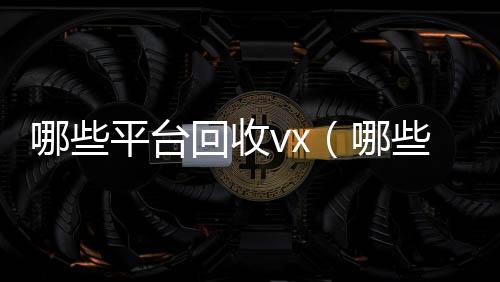 哪些平台回收收vx号vx（哪些平台回收旧书）